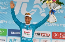 Giovanni Lonardi placed second at the Tour of Turkey, or rather first