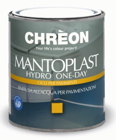 Mantoplast Hydro ONE-DAY - La finitura all'acqua per pavimenti in cemento, ceramica e klinkelr