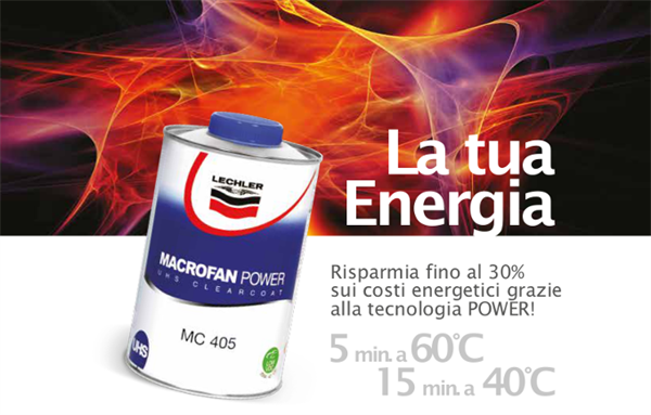 MC405 Macrofan Power UHS Clearcoat: La Tua Energia!