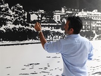 « SKYLINE COMO XL TXT 2015 » : la nouvelle œuvre de Fabrizio Musa pour Palazzo Mercatores