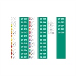 P2104 ADESIVI TINTE BASE TINTOMETRO LWE 1